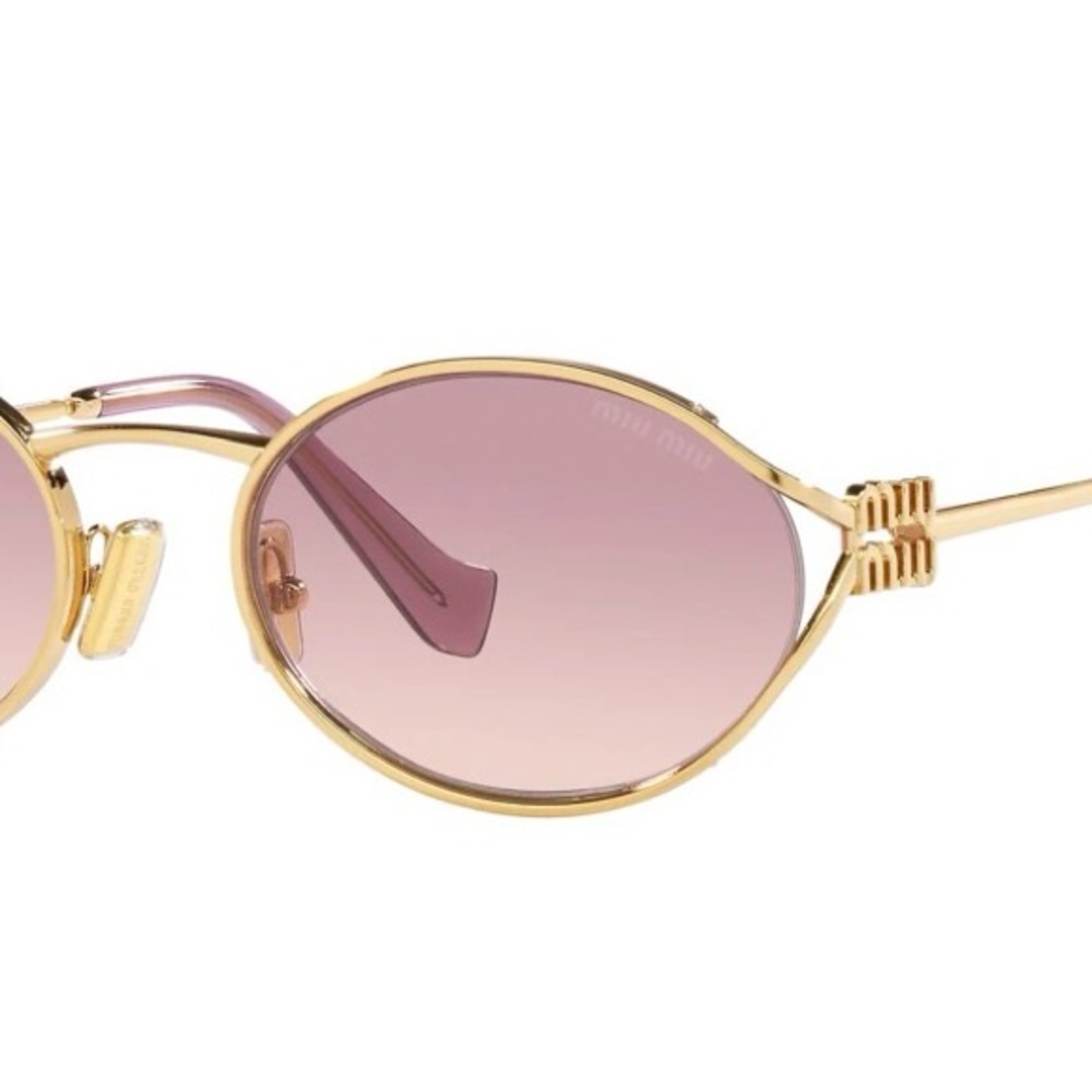 NWOT Miu Miu Logo Sunglasses - Picture 6 of 14